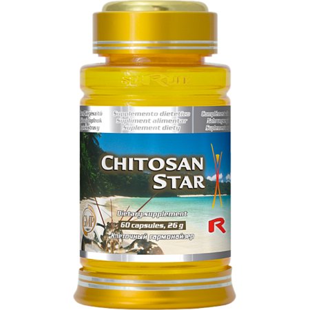 CHITOSAN STAR – 60 kapsułek z naturalnym błonnikiem z pancerzy skorupiaków