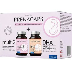PRENACAPS MULTI 2 + DHA - dla kobiet od 13 tygodnia ciąży