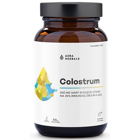 Colostrum 500 mg- smak cytrynowy