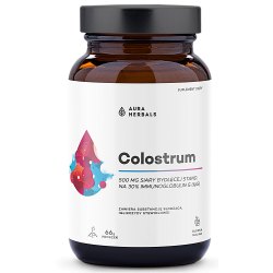 Colostrum 500 mg - smak słodka malina- odporność