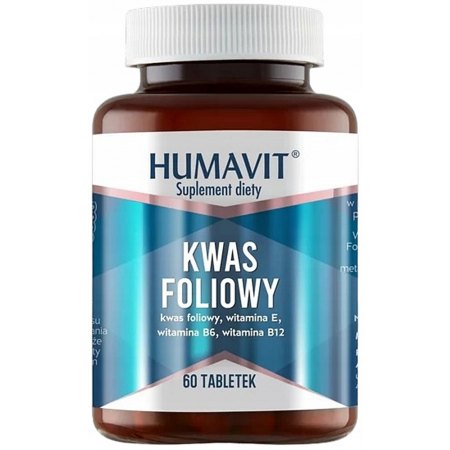 Humavit ® Kwas foliowy + witaminy B6, B12, E